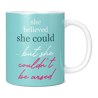 She Believed She Could, So She Did, Inspirational Women Mug A , Mini (6oz)