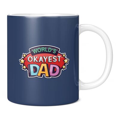 World's Okayest Mom, Funny Novelty Mug, Mothers Day Gift Black , Regular (11oz)