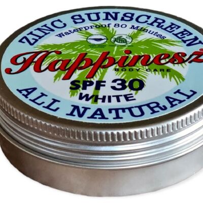 Happinesz Mineral Zinc Sunscreen WHITE SPF 30