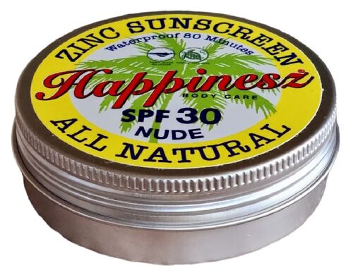 Happinesz Mineral Zinc Sunscreen NUDE SPF 30