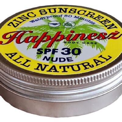 Happinesz Mineral Zinc Sunscreen NUDE SPF 30