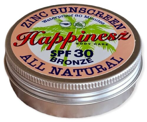 Happinesz Mineral Zinc Sunscreen BRONZE SPF 30