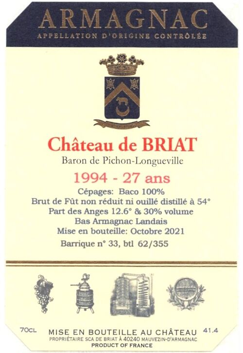 Briat 1994- Barrique 33