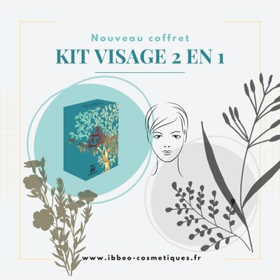 Coffret Kit visage 2 en 1 - cadeau