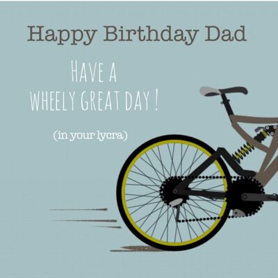 D3 papá ciclismo cumpleaños