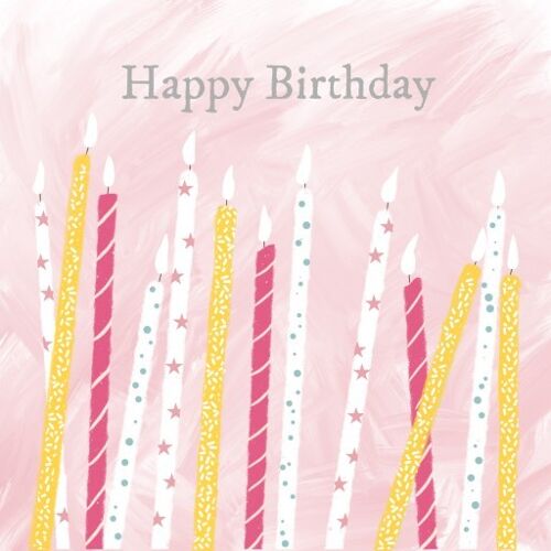 BG48 Happy Birthday Candles (Girls)