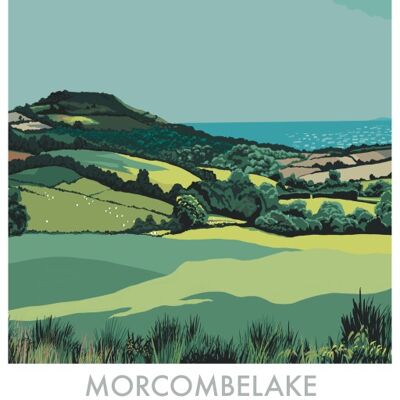 Morcombelake, Dorset - 
                        A4 Framed Print