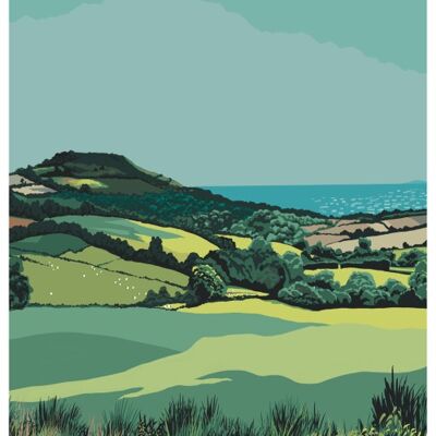 Morcombelake, Dorset - 
                        Unframed with Mount