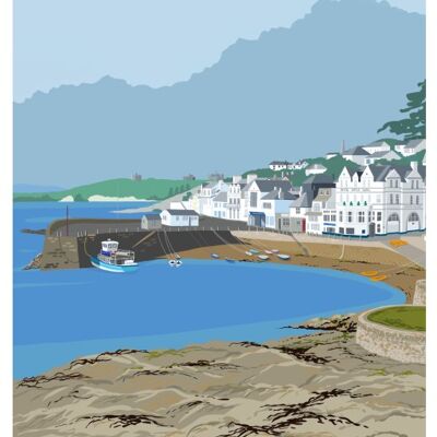 St Mawes, Cornwall - 
                        Unframed with Mount