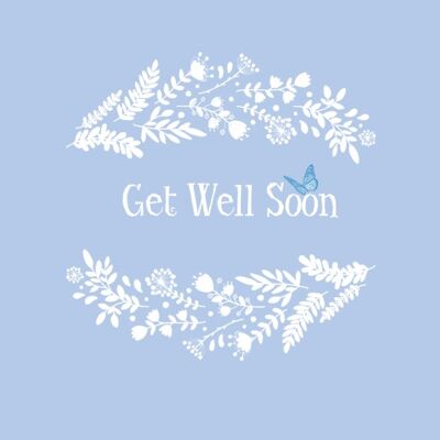 GWS4 Get Well Soon Half Garland