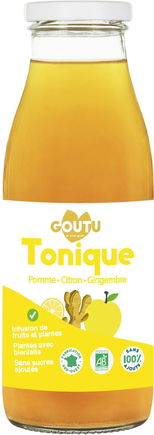 Infusion Tonique - Pomme Gingembre 25cl