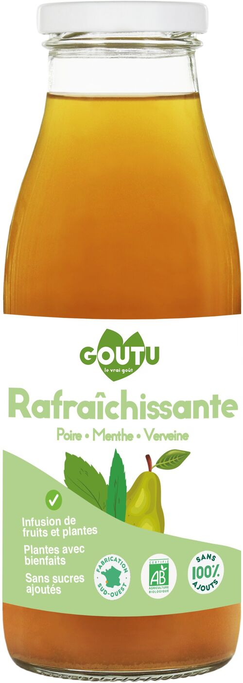 Infusion Rafraîchissante - Poire Menthe 25cl