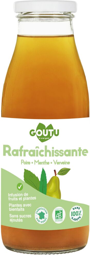 Infusion Rafraîchissante - Poire Menthe 25cl