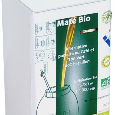 MATE I Boisson Maté I Infusion Bio I Infusion Maté I Sans Résidus, Ni Poudre I Qualité Supérieure I Boisson Energisante Détox I 200g