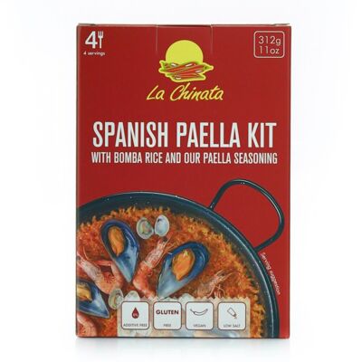 Paella Kit Bomba Rice 300 G. and Seasoning 12 G.