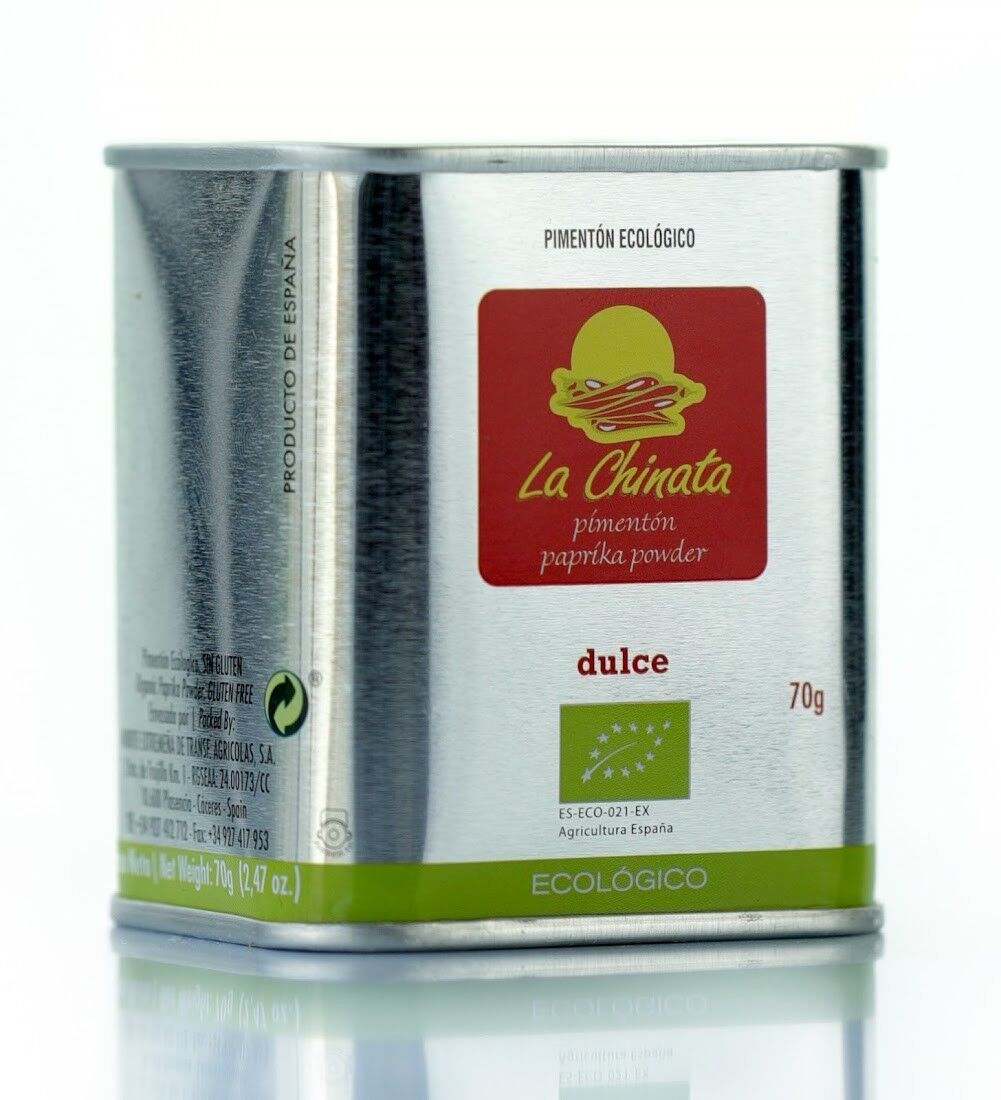 Lattina di paprika dolce biologica 70 g.