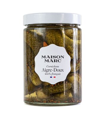 Cornichons aigre-doux pimenté 310 gr 1