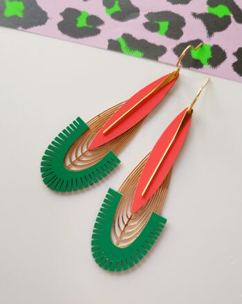 Boucles longues CALYPSO jungle 2