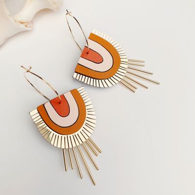 Caramel BAM earrings