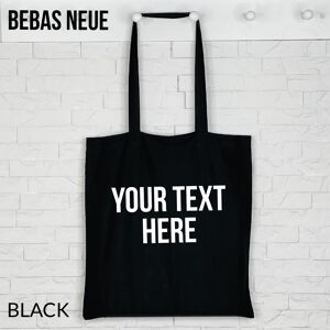 Tote bag noir personnalisé