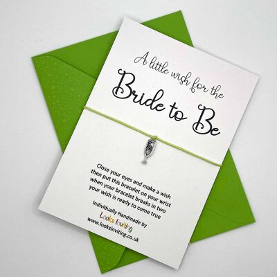 Bride to Be Wish Bracelet Gift