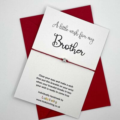 Brother Wish Bracelet - A Little Wish For My Brother