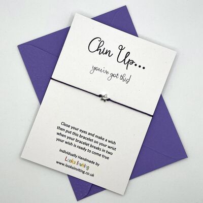 Chin Up Wish Bracelet - You've Got This.