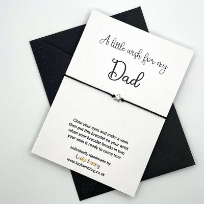 Dad Wish Bracelet - A Little Wish For My Dad