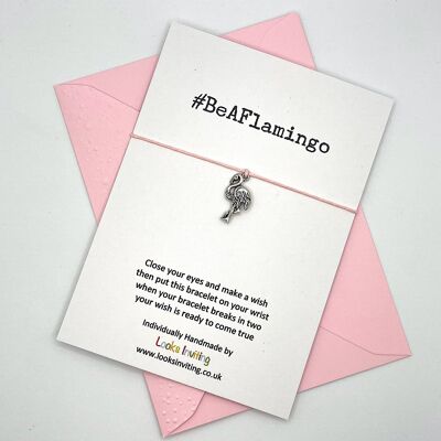 Flamingo Wish Bracelet - #BeAFlamingo