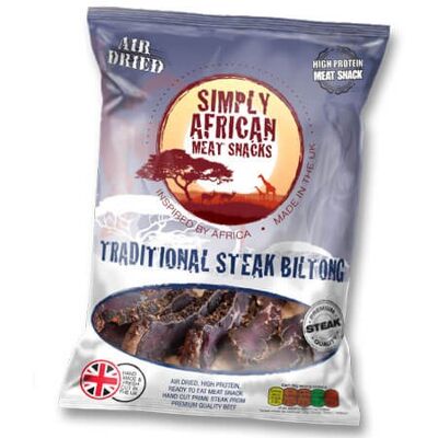 Simply african biltong snack pack 35g traditional , sku004