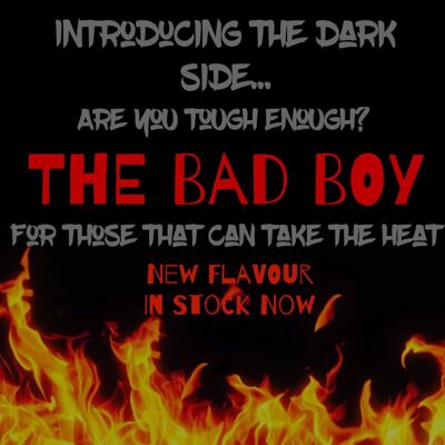 THE BAD BOY - 100g - With Fat - Dry - Slab , SKU205