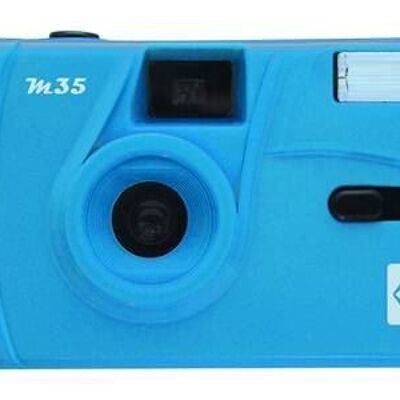 Kompakte 24x36 Filmkamera Kodak M35 Cerulean Blue Wiederverwendbar