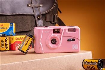 Appareil photo argentique compact 24x36 Kodak M35 Candy Pink Réutilisable 4