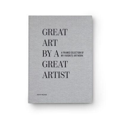 Frame book - Great Art, Grey