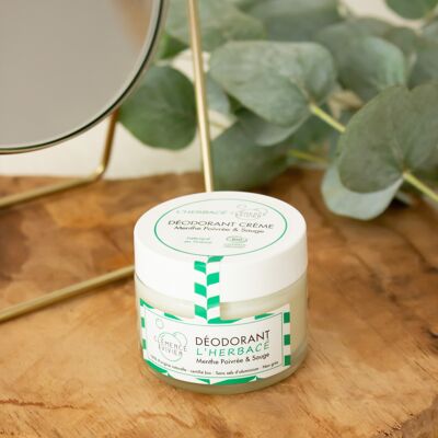 Herbaceous cream deodorant