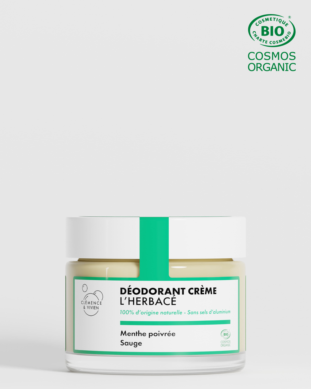 Herbaceous cream deodorant