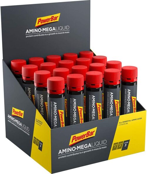 Powerbar amino mega liquid 20 x ampoules - save 30%