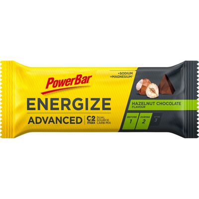 PowerBar Energized Advanced (25 x 55g) - Chocolat Noisette