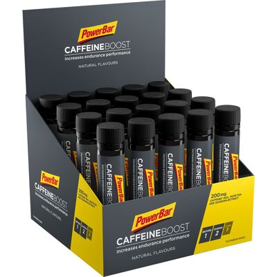 PowerBar Caffeine Boost - 20 ampollas de 25 ml con 200 mg de cafeína