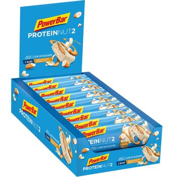 PowerBar Protein Nut2 Bar (18 x 45g) - Chocolat Blanc Amande - A consommer de préférence avant fin janvier 2022 2