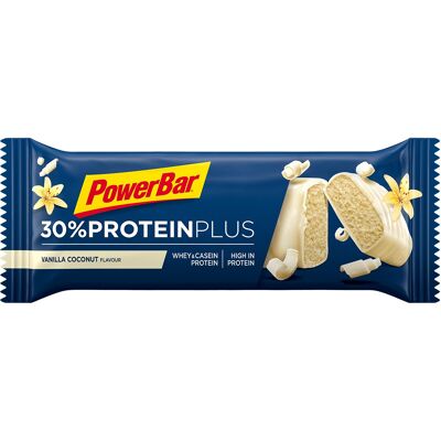 Barre PowerBar 30% Protein Plus (15x55g) - Vanille/Noix de Coco