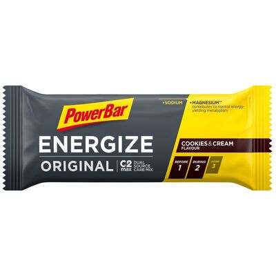 PowerBar Energize Bar (25x55g) - Biscotti & Crema