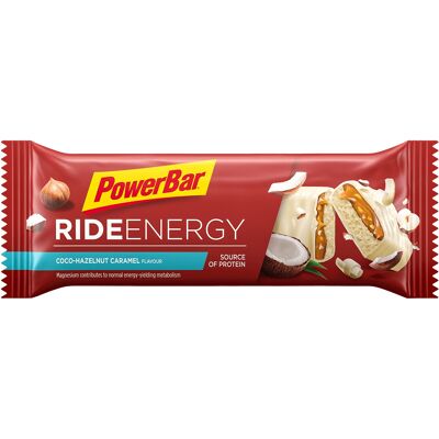 Barre énergétique Powerbar Ride (18x55g) ÉCONOMISEZ 10% - caramel aux noisettes de noix de coco