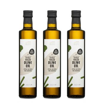 Bio-Olivenöl extra vierge, Manaki, 3 x 500 ml 1