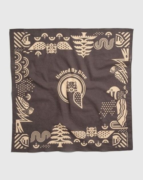 Organic hoot bandana black