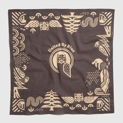 Organic hoot bandana black