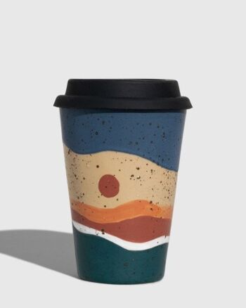 12oz stoneware travel mug sienna 1