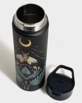 22oz insulated steel bottle black 3