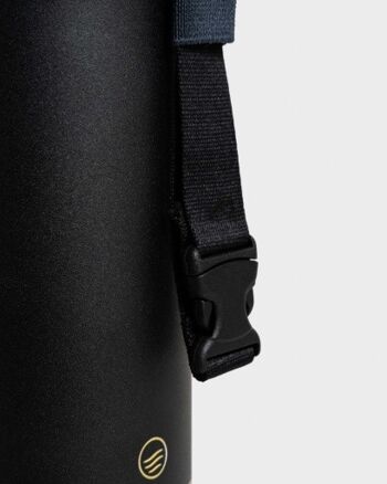 22oz insulated steel bottle black 4