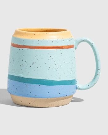 16oz stoneware mug sea glass 2